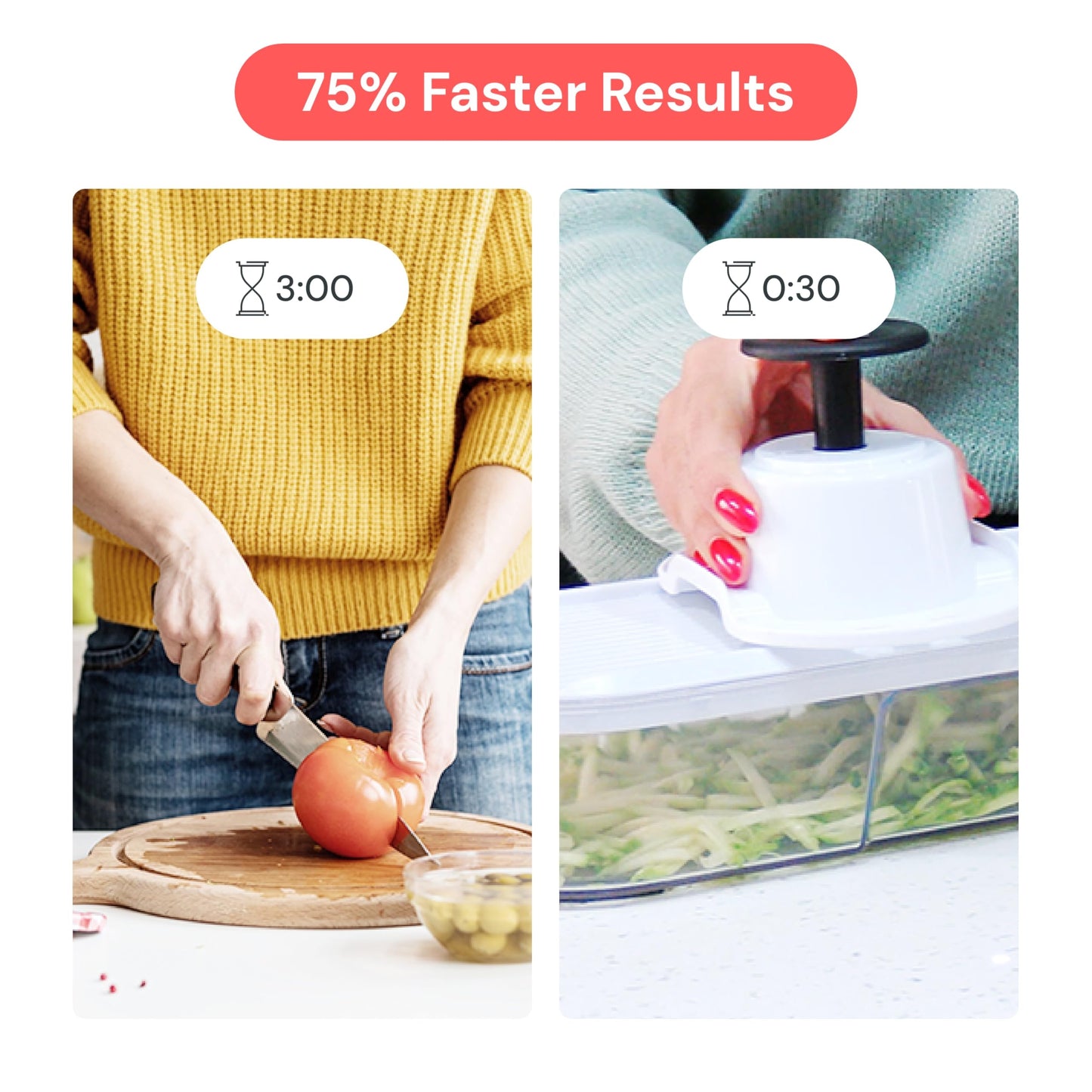 Fullstar Mandoline Slicer for Kitchen - Vegetable Chopper, Onion Potato Food Veggie Fruit Slicer and Cutter with Container, Kitchen Gadgets & Gifts, Home Essentials (6-in-1, Black)