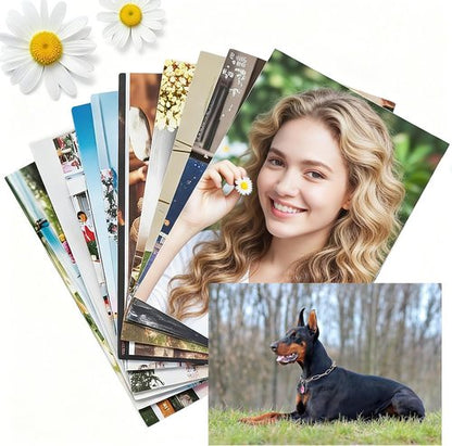 Custom Photo Prints - Water Resistant, Glossy Finish | 10 Pcs, 4” x 6” - Unframed Photo Printing