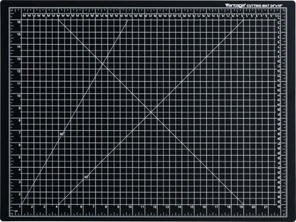 Dahle Vantage 10792 Double-Sided Premium Self-Healing Cutting Mat, 18"x24", 1/2" Grid, 5 Layers for Max Healing, Perfect for Crafts & Sewing, Black
