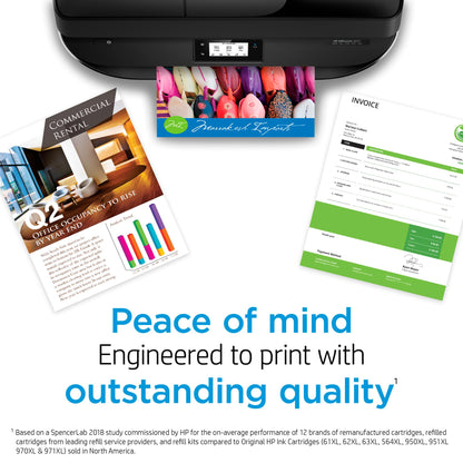 Original HP 962 Cyan, Magenta, Yellow / 962XL Black Ink Cartridges (4-Pack) | Works with HP OfficeJet 9010 Series, HP OfficeJet Pro 9010, 9020 Series