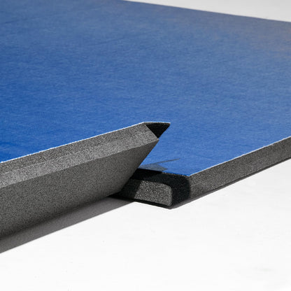 Dollamur 10'x10'x1.25" Jiu-Jitsu Mat, Royal Blue, Tatami, FLEXI-Connect®