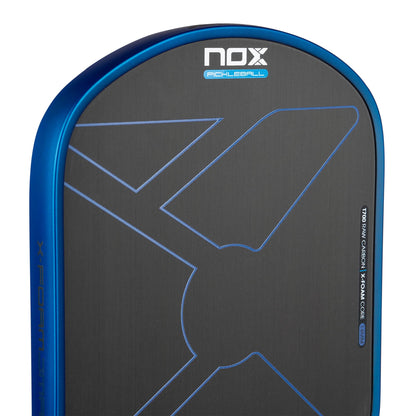 NOX Pickleball Paddle X-Foam Nexo 14mm 2026 | Hybrid Shape Pickle Ball Paddle | USAP Approved Advanced Pickleball Racket | T700 Raw Carbon Face For Elite Spin & Comfort | Gen 4 X-FOAM, Speed & Finesse