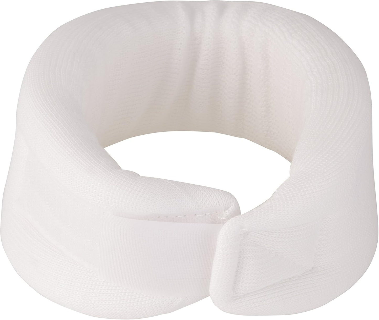 DMI Soft Foam Cervical Collar, Adjustable, Comfortable, Hand Washable, Medium, White