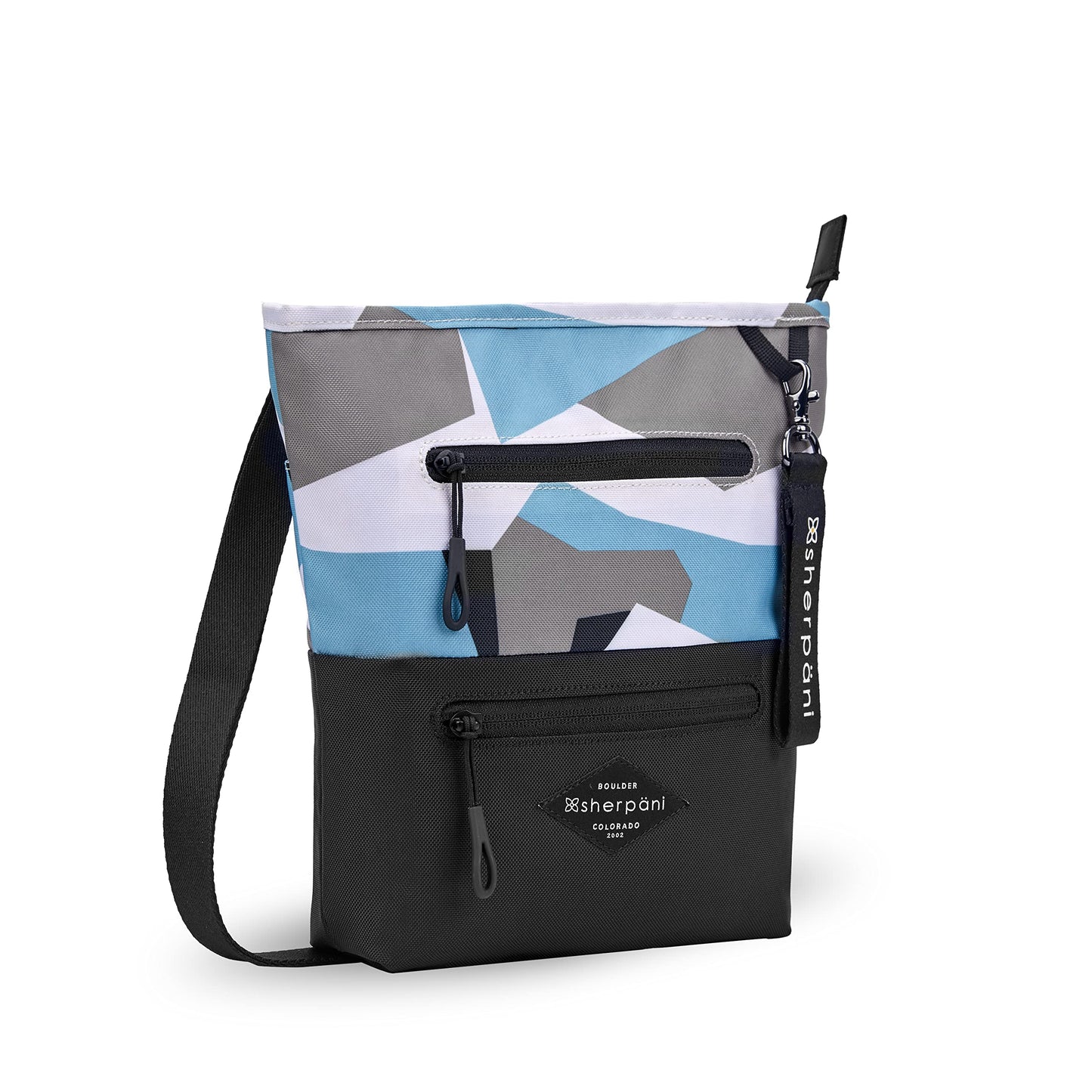 Sherpani Sadie, Nylon Crossbody Bag, Lightweight Shoulder Bag, Travel Cross Body, Crossbody Purse for Women, RFID Protection, Removable Coin Purse, Travel Gift (Chromatic Classic)