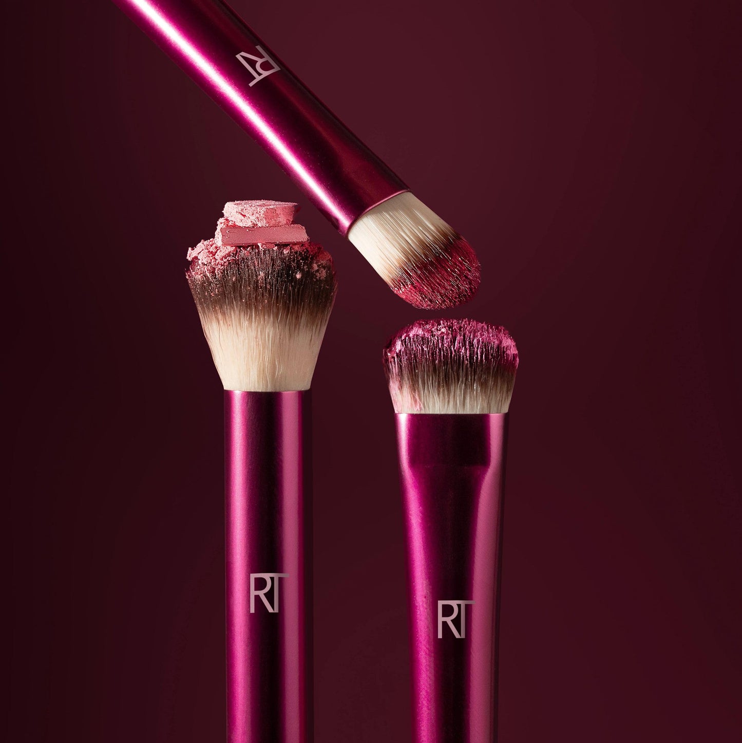 Real Techniques Cherry On Top Mini Marshmallow Puff Trio, Mini Makeup Puffs For Concealer & Foundation, Spot Correcting & Blending, Dry Use Beauty Sponge, Travel Size, Vegan & Cruelty-Free, 3 Count