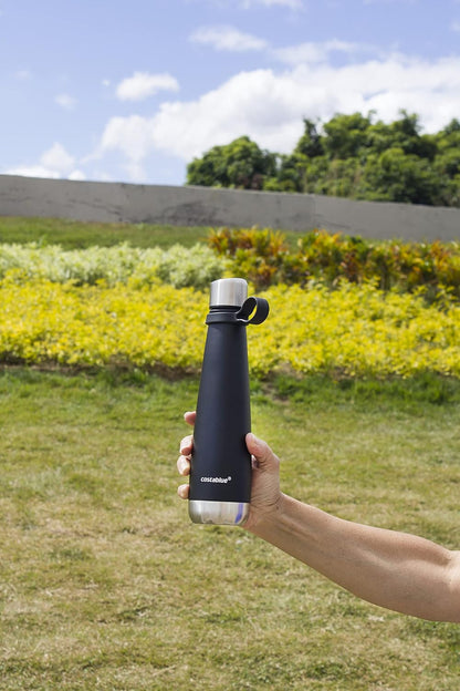 Insulated Water Bottle, Refillable Stainless Steel Travel Tumbler for Adults with Leak-proof Lid for Hot & Cold