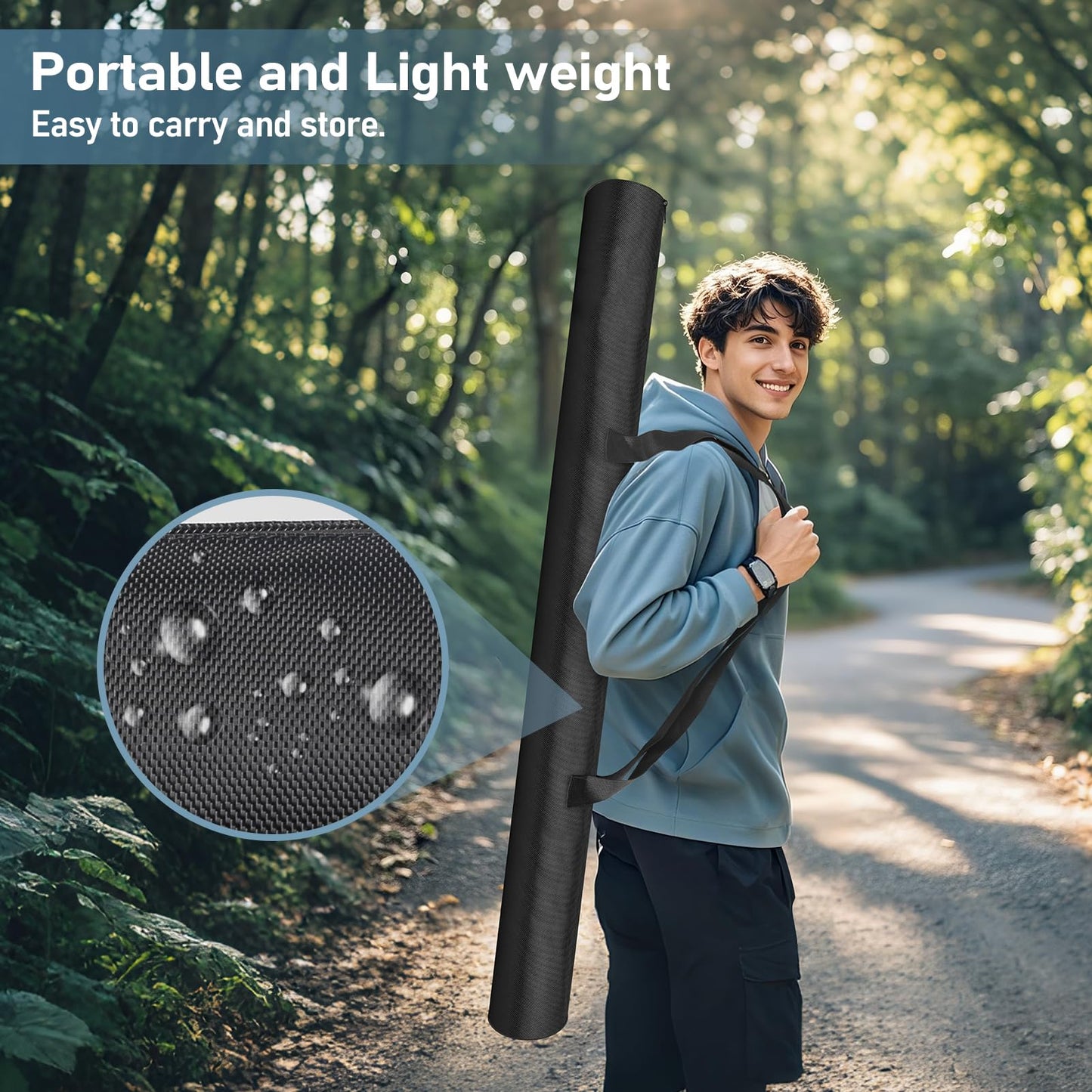 20 FT Extreme Tall Tripod Video Camera Sports Tripods Stand Telescoping Light Stand with 3 Sandbags, Carry Bag & 1/4" 3/8" Screw Adapter, Sky High Tripod for Studio, Indoor, Outdoor Photography