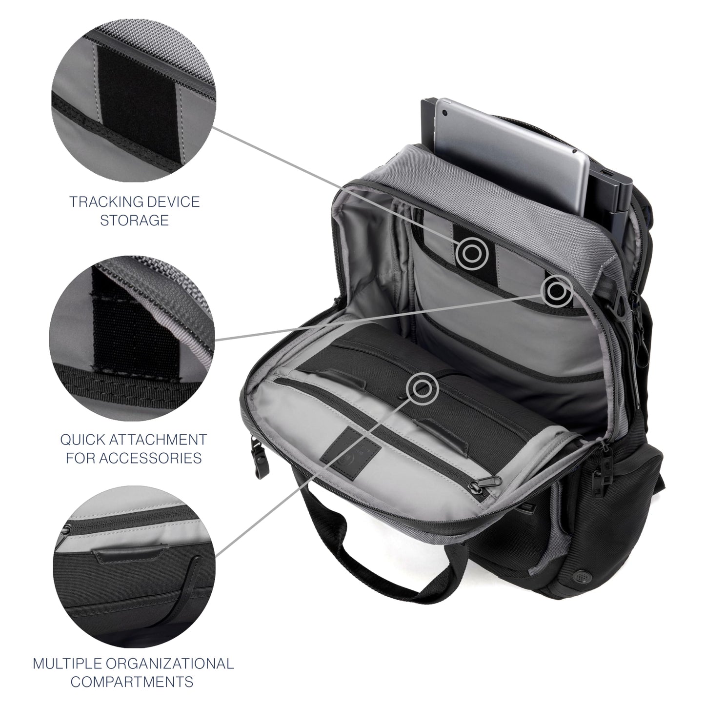 Travelpro Altitude Medium Expandable Travel Laptop Backpack 25-30L, 16 Inch Laptop, Water Resistant, Work, Business, Men and Women, Falcon Grey
