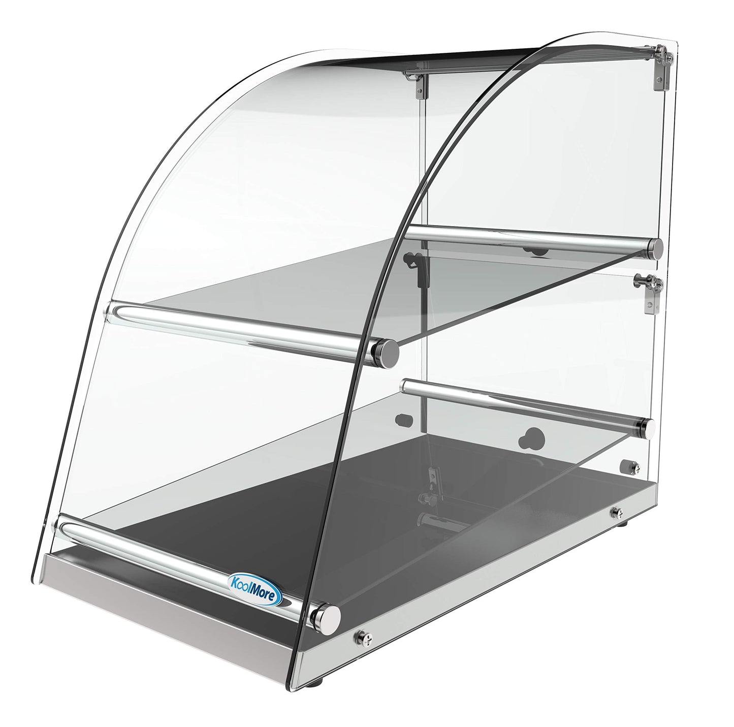 KoolMore DC-2CN Bakery Display Case, 2.4 Cu. Ft - 2 Shelves