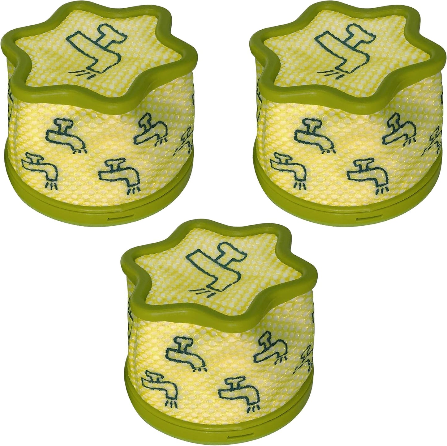 Fette Filter - A9 Premium Vacuum Replacement Pre Filter Compatible with LG Vacuum Cleaner (3 Pack)