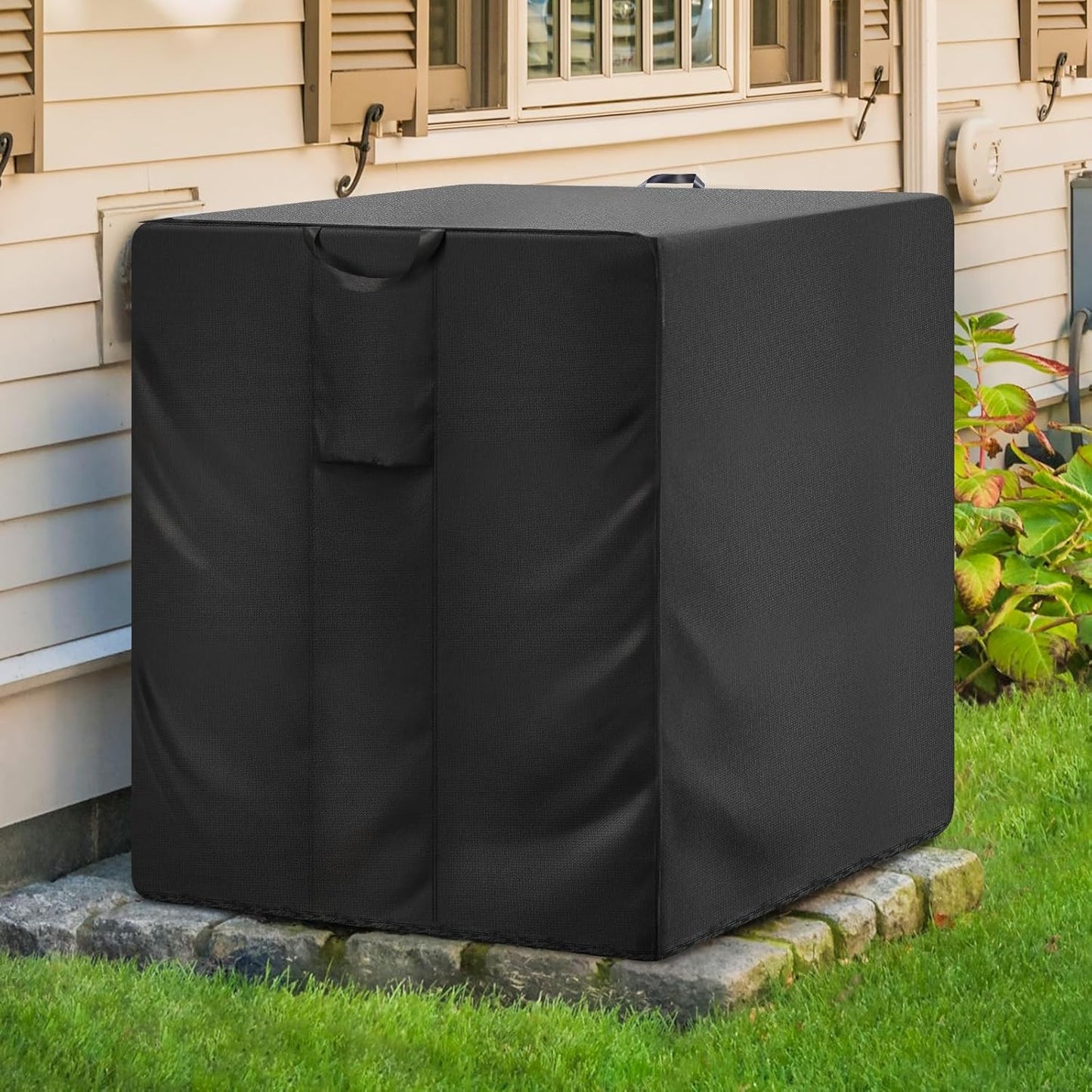 LApapaye Durable Air Conditioner Covers for Outside, Winter Dust-Proof Waterproof (30 x 30 x 32 inches)