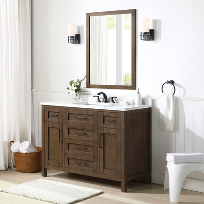 OVE Decors Tahoe 48 in. Almond Latte Vanity