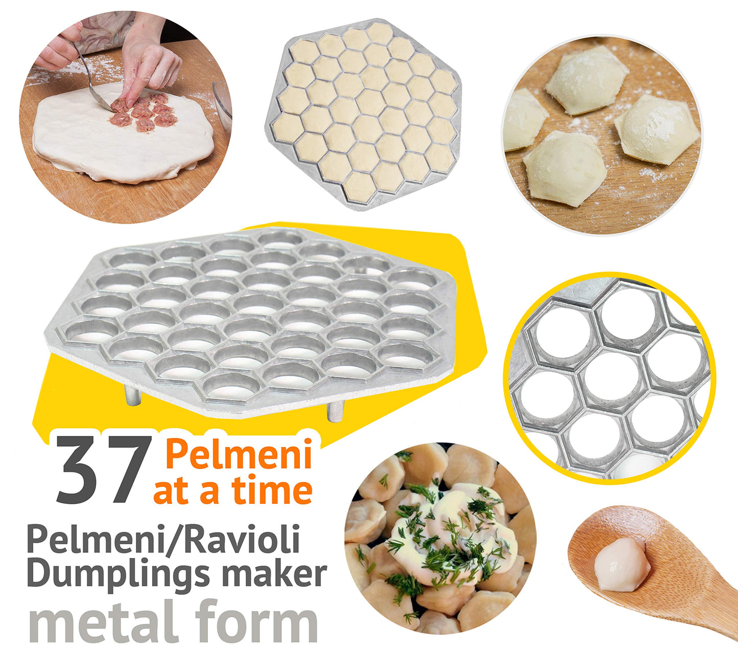 Ravioli Maker Metal Form Meat Pelmeni Dumplins Pasta