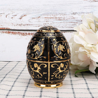 Retractable Toothpick Holder Portable Toothpick Dispenser Hand Push Toothpicks Case Automatic Retro Pop up Toothpicks Storage Organizer Container for Kitchen Home Restaurant Decoration(Gold+Black)