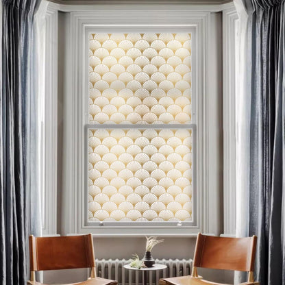 DKTIE Window Privacy Film, Frosted Glass Static Clings Non-Adhesive with Installation Tools, Modern Home Style