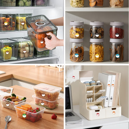 7000 Pcs 1 Inch Days of The Week Stickers, Removable Date Dots Food Labels Peel Tab(Mon-Sun) for Container Bottles, Kitchen Freezers, Restaurant Inventory Management Supplies(1000 pre-Cut per roll)