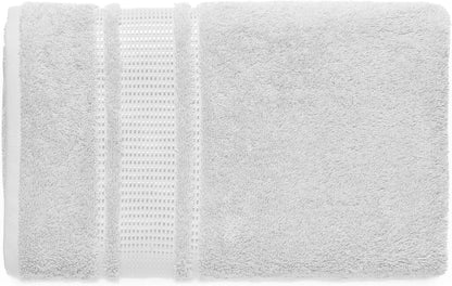2 100% 28 55 Melissa Linen, Piece, Silver Light Grey Bath Towels, Turkish Cotton Bath Towels for Bathroom, Absorbent