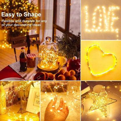12 Pack 3 kolpop LED Fairy Lights Battery Operated with Modes, Mini Twinkle String Lights Battery Powered Waterproof