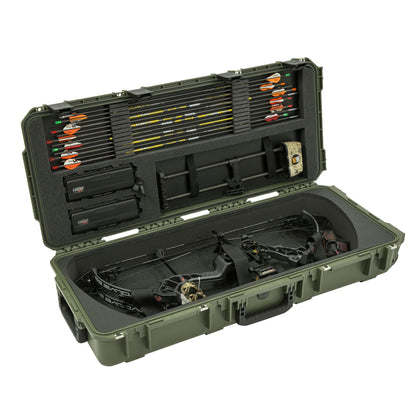 SKB Cases iSeries 3i-3614-PL-M Small Parallel Limb Bow Case, Hard Shell Compound Bow and Arrow Case with Wheels and Trigger Latch System