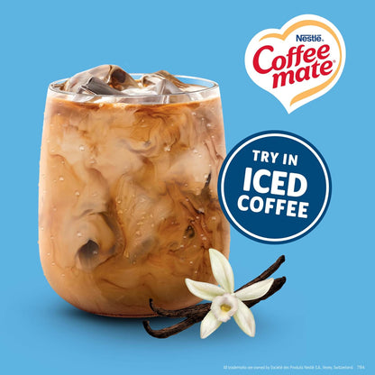 Nestle Coffee Mate French Vanilla Liquid Creamer Singles - Non-Dairy, No Refrigeration, 0.375 fl oz (Pack of 180)