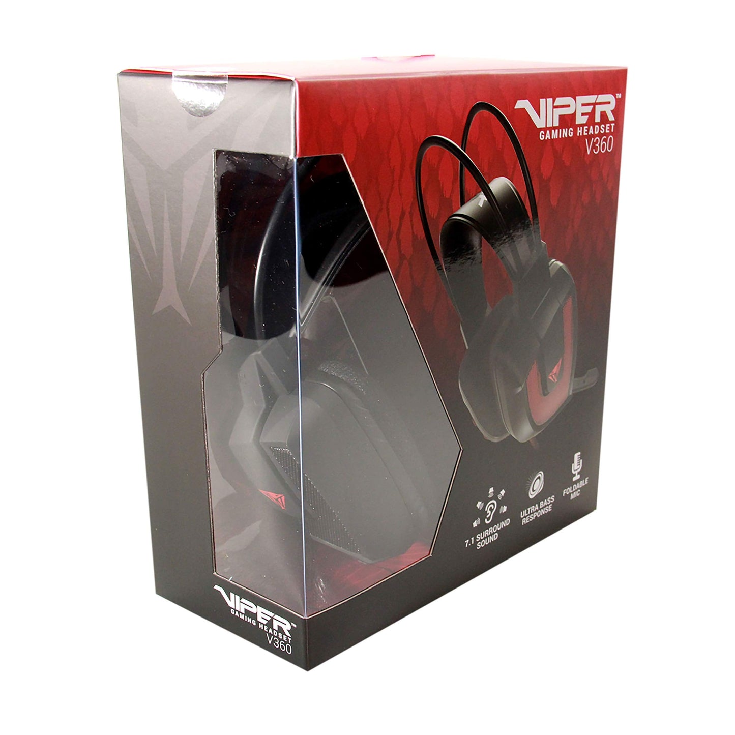Patriot Viper V360 7.1 Virtual Surround Sound Gaming Headset (PV3607UMLK)