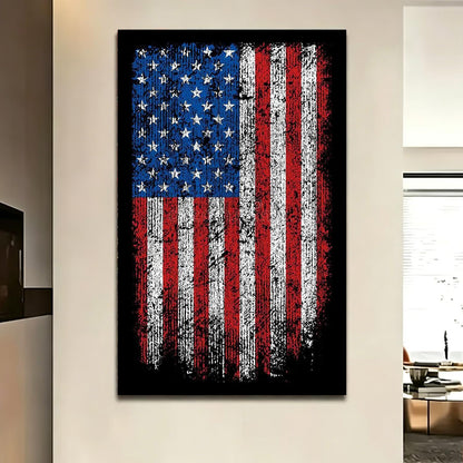 DIY 5D Diamond Art Painting by Number Kits for Adults American Flag 12X18 Painting Cross Stitch Full Drill Crystal Rhinestone Embroidery Pictures Arts Craft for Home Wall Decor