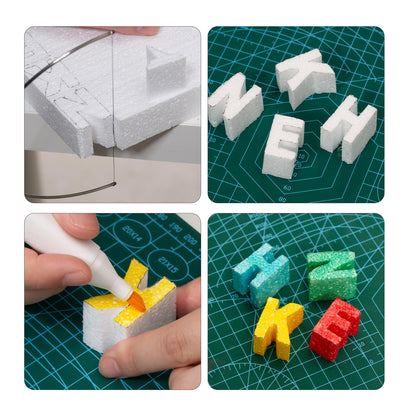 Crafare 12 Pack Craft Foam Blocks 16X12X0.5in EPS Polystyrene Boards Rectangle for Arts School Projects Sculptures Floral Arrangements Modeling and Centerpieces