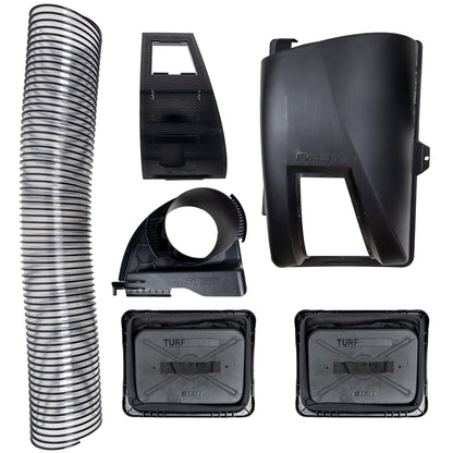 8TEN TURFBUCKET Twin Bagger System for Cub Cadet LTX Troy Bilt Horse 42 & 46 Inch Lawn Tractors 2009+