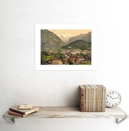 Photo Art Print of Interlaken Jungfrau, Swiss Alps, Switzerland, B12X7604