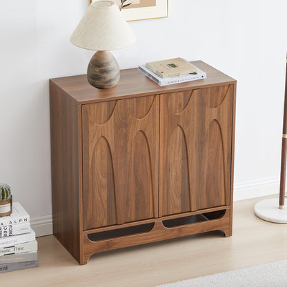 Bifins Sideboard Buffet Cabinet with Storage Set of 3, 94.5” Mid Century Modern Storage Cabinet with Adjustable Shelf and 6 Doors for Dining Room, Living Room,Entry