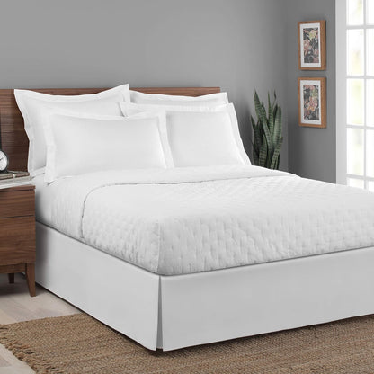 Bed Maker's Levinsohn FRE23602WHIT10 Soft Microfiber Luxury Hotel Pillow Shams, Standard/Queen, 2 Pack, White