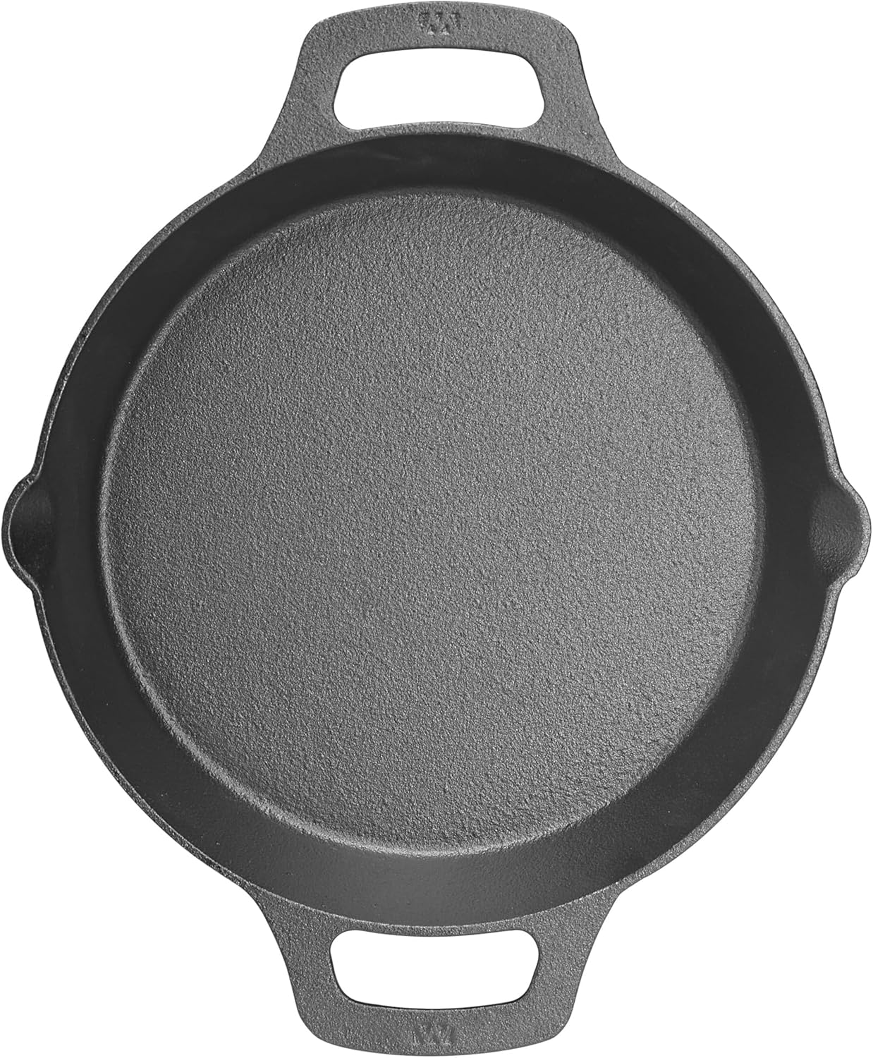 WINCO Cast Iron Skillet, 10.25 Inch, Black