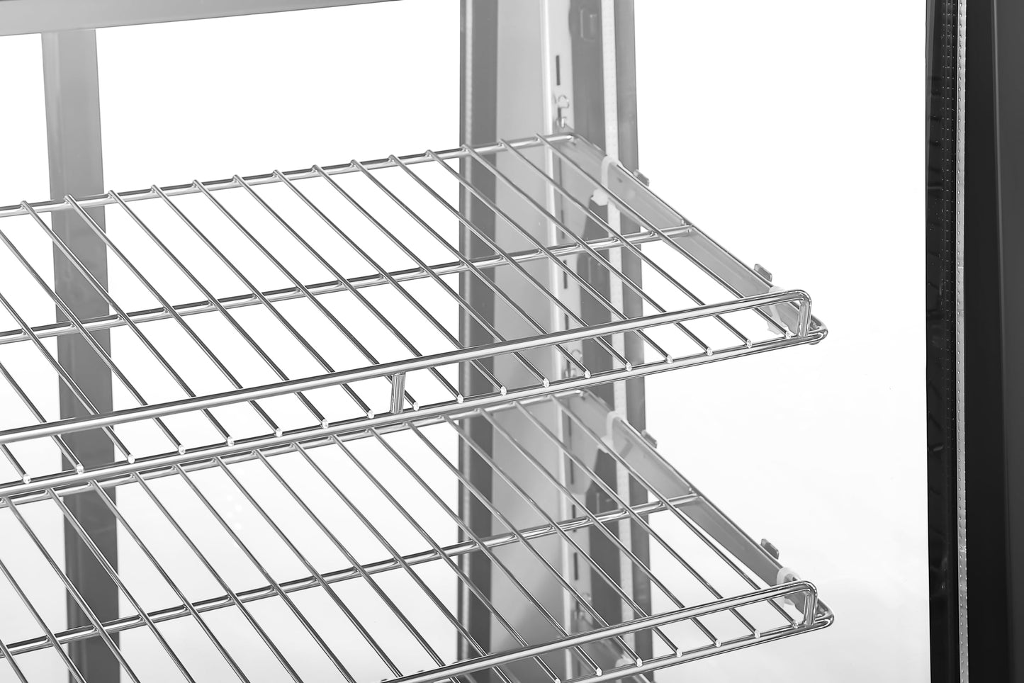 KoolMore CDC-49-SS 24 in. 4 Tier Commercial Countertop Bakery Display Refrigerator in Stainless-Steel
