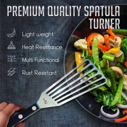MIU Fish Spatula Steinless Steel 11 inch + Santoku Knife Classic 7 inch