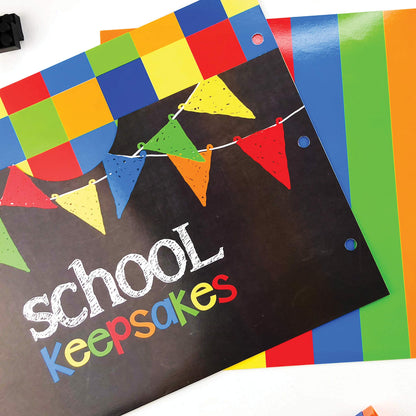 School Memory Scrapbook (3 Sets) Refill Extra Pockets and Photo Pages Kits for Class Keeper® Memory Keepsake Book for Girls