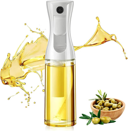 MyHome 101 Glass Oil Sprayer for Cooking - Olive Oil Mister Spray Bottle - 6.7 fl.oz - Air Fryer Accessories - Refillable Dispenser for Kitchen