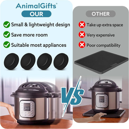 Appliance Sliders for Kitchen: 24 PCS Self-Adhesive Accessories for Easy Moving & Space Saving Kitchen Gadgets
