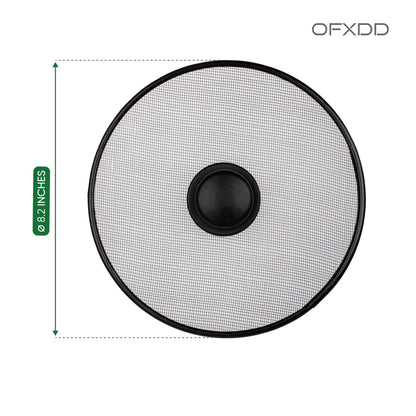 Cooking Oil Pan Cover - Set of 3: 8.2", 11.4" and 11.4" - Grease Stainless Steel Splatter Screen - Skillet Splash Guard Cover for Frying Pan