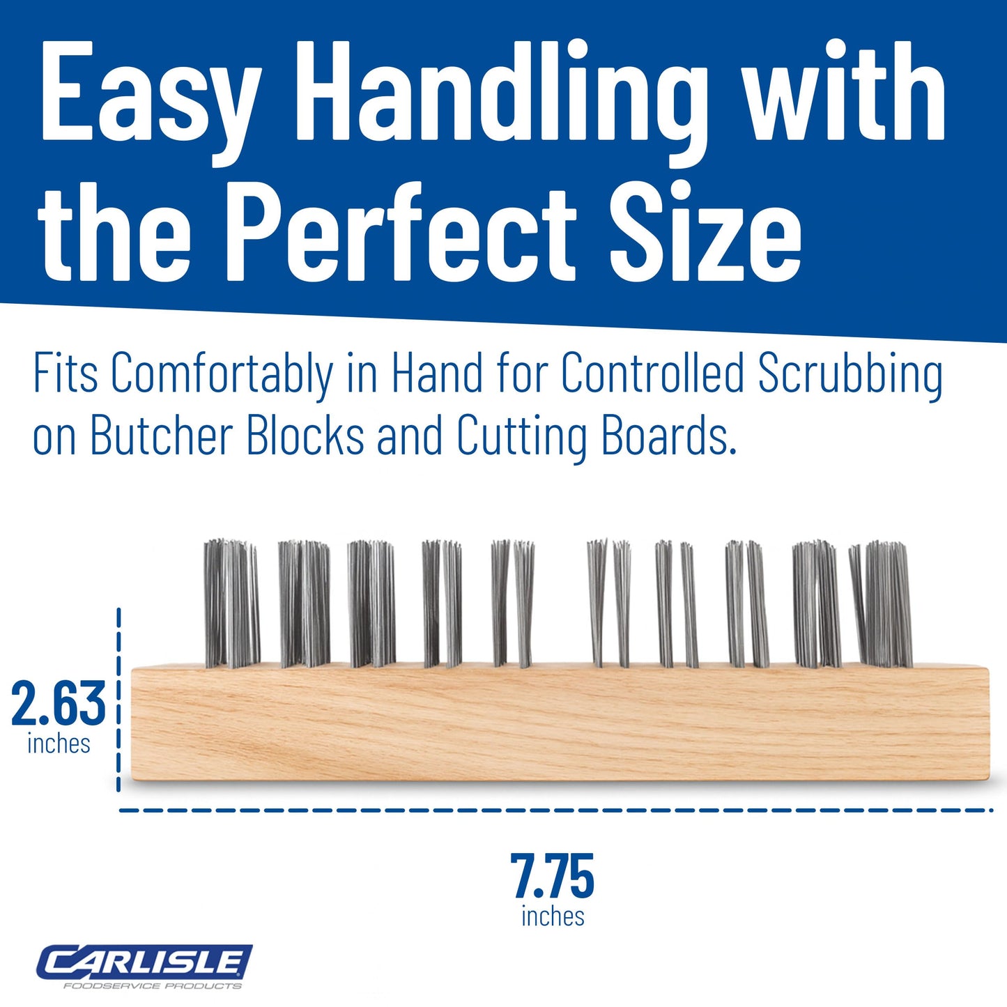 Carlisle FoodService Products 4578100 Butcher Block Scrub Brush