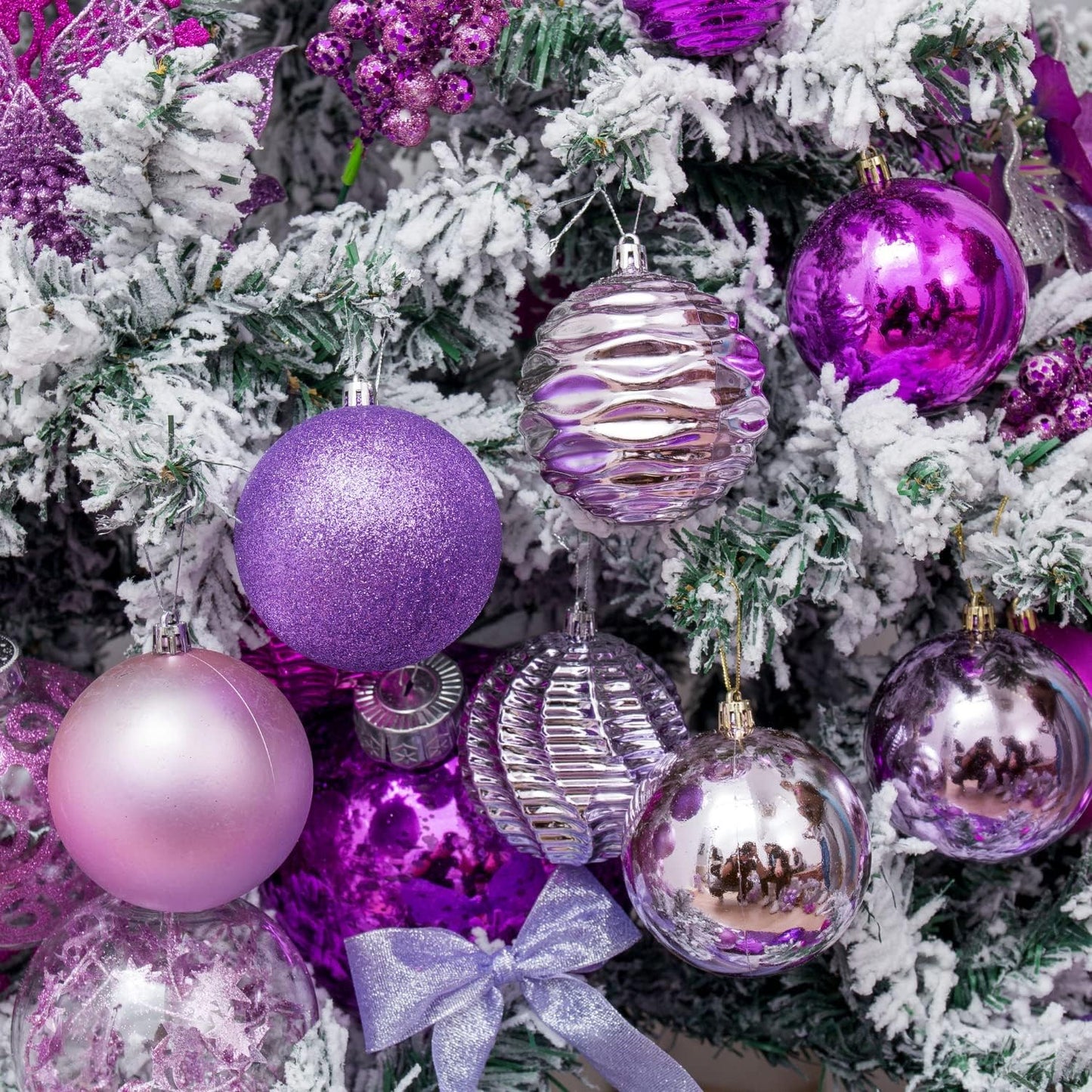 XmasExp 16ct Christmas Balls Ornaments, Shatterproof Large Hanging Balls for Holiday Decorations