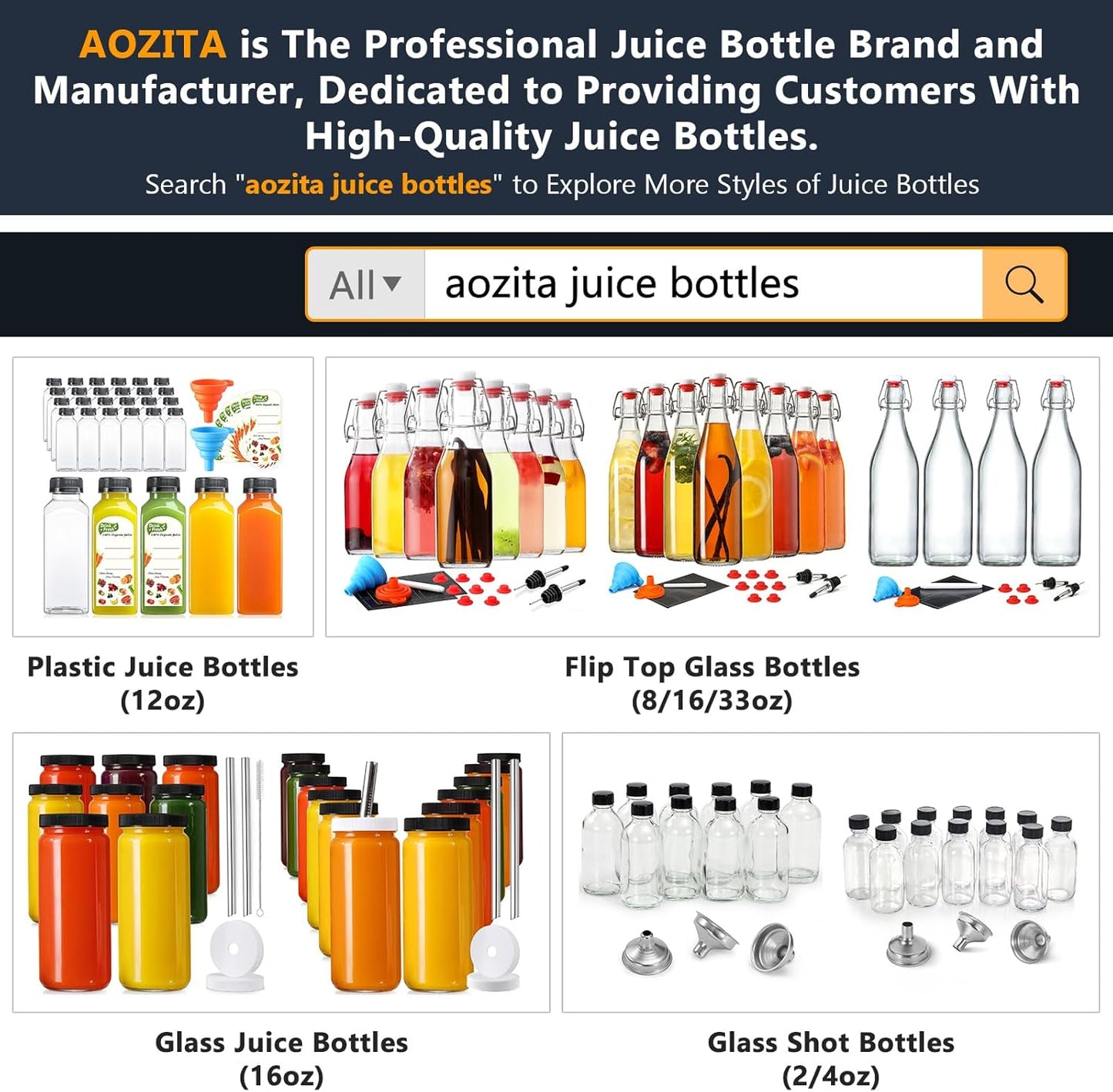 24 PACK, 12 OZ 24 2 Reusable Plastic Juice Bottles with Caps, Plus Labels & Silicone Funnels - Clear Juicing Bottles