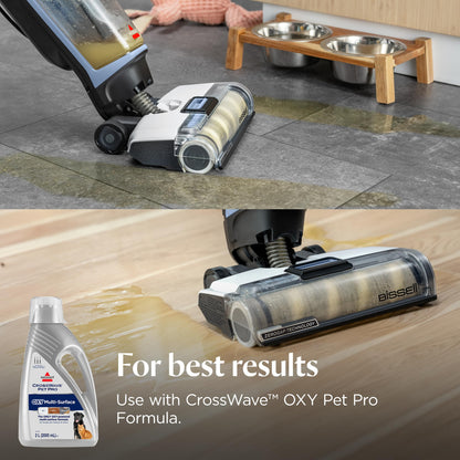 Bissell CrossWave Edge Floor Cleaner, Wet Dry Vacuum Mop with Zero-Gap Edge Technology & Powerful Suction for Tile Floors and Stain Removal, 4111A