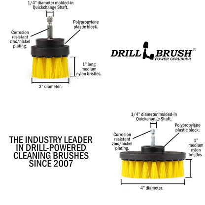 Set Drill Brush Drill Brush Kit Drill Brushes for Cleaning Drill Brush Attachment - Drill Brush - Bathroom Accessories