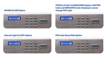 Viking Security Safe VS-40DS Heavy Duty Depository Safe with Drop Slot – Digital Keypad Money Safe for Cash, Business, Home, Office, Retail – Anti-Fish Design, LCD Display, Motorized Lock, Backup Key