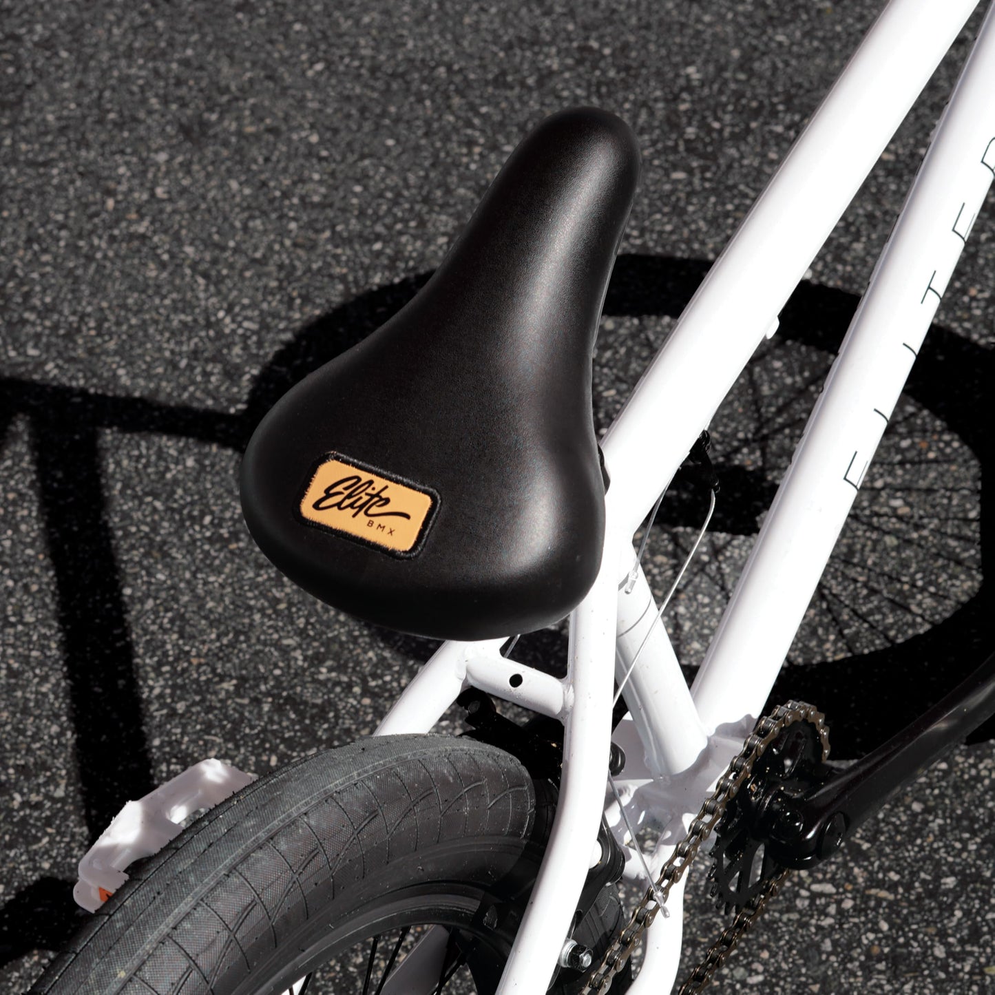 Elite BMX Freestyle Bike, Durable Steel Frame, Available in 16", 18", and 20" Sizes. New Sizes 26" and 29" BMX Bicycles. (White, 20")