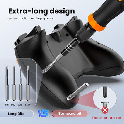 JOREST 152 in 1 Precision Screwdriver Set, Tool Gifts for Men, Magnetic Tool Kit with Torx Triwing Bits, Repair for Electronics,Macbook, Laptop, PC, RC, PS5, iphone,Jewelers, XBOX, Glasses