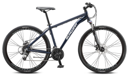 Schwinn GTX 4 Hybrid Bike, 700c Mens and Womens Bike, 24-Speed Hybrid Bicycle, Aluminum Dual-Sport Frame, Suspension Fork, Mechanical Disc Brakes, Adult Bicycle