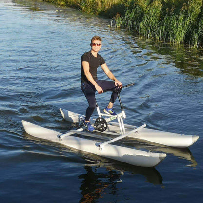 Water Bikes, Inflatable Kayak Bikeboat for Lake, Water Sports Touring Kayaks Sea Pedal Bicycle Boat for Sport Fun Fishing