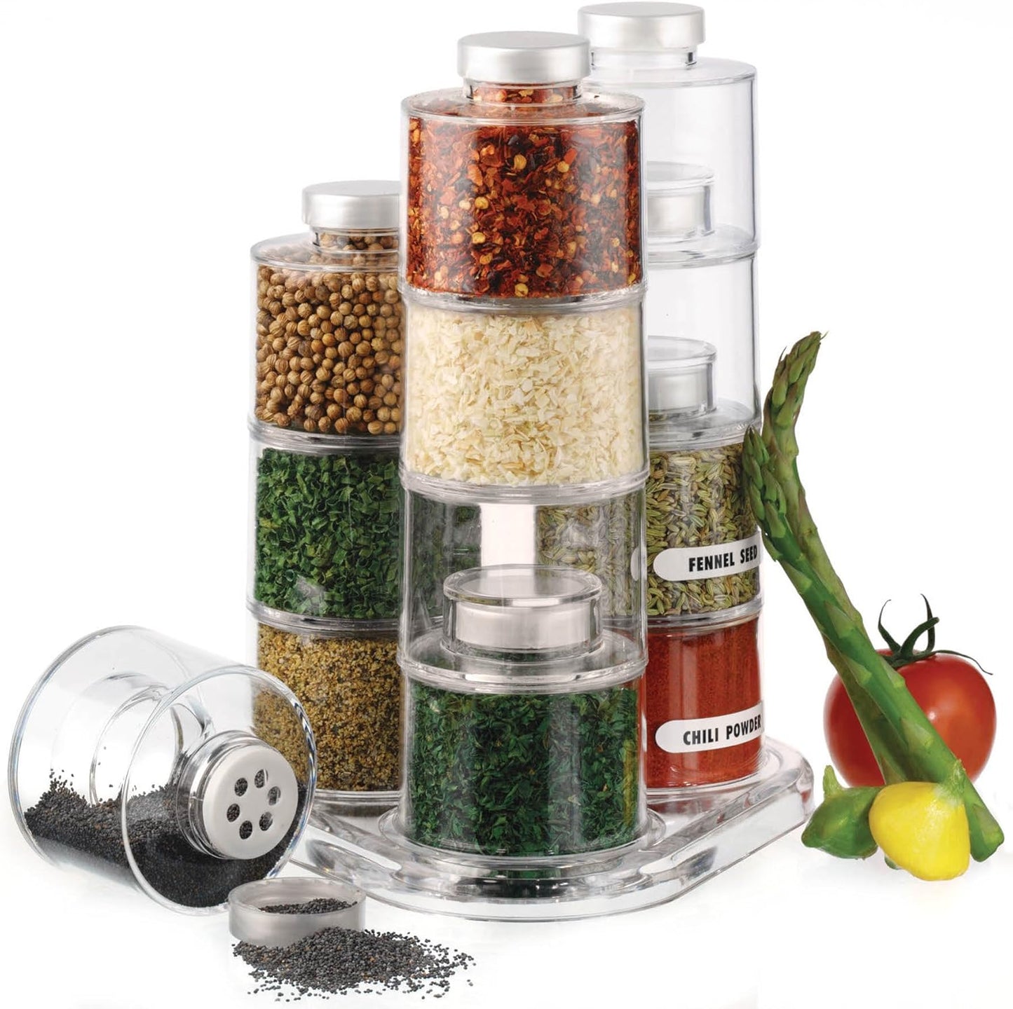 12-Bottle Prodyne Spice Toweer Carousel
