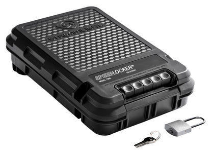 Streamlight 59000 SpeedLocker Personal Portable Lockable Storage Container with User-Selectable Lock Combinations, Black